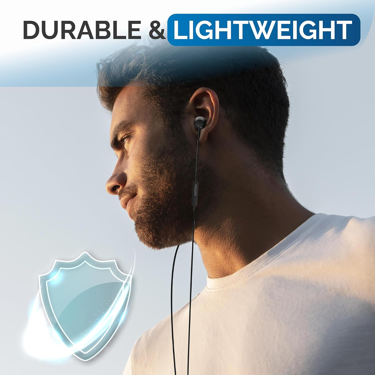 Philips E1105BK Hifi In-Ear Headphones In-Ear Volume Control Black image number 5