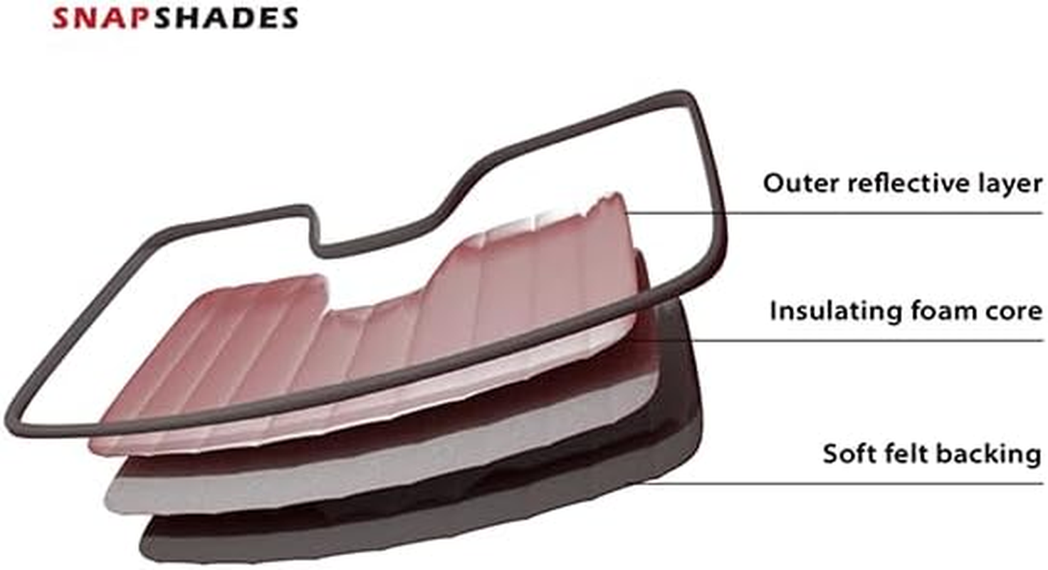 Genuine SNAPSHADES Front Windscreen Sun Shade for Nissan Patrol/Armada 6Th Gen (Y62; 2010-Present) | Infiniti QX56/QX80 2Nd Gen (2010-2024) image number 6