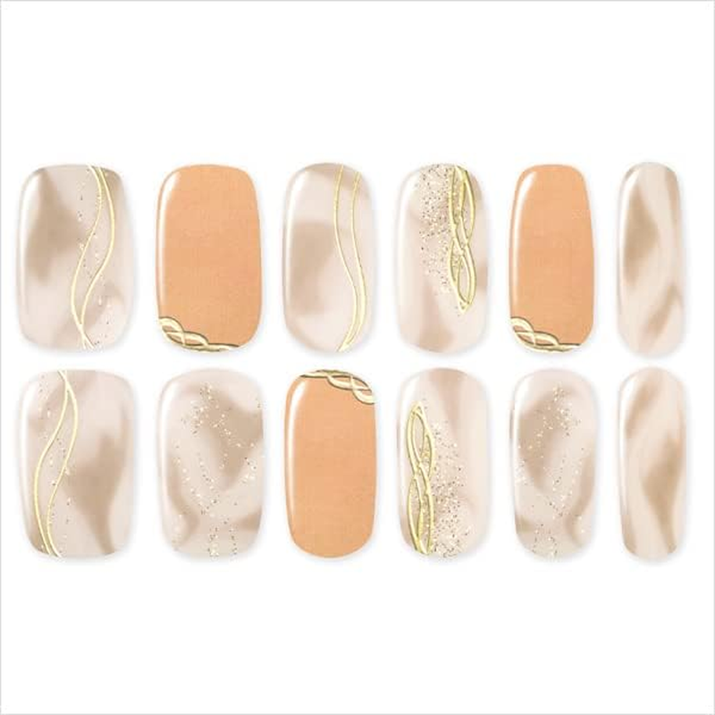 Lisd'Or Spirit Shell Spirit Shell Gel Nail Stickers, Hand Nails, Pack of 24 image number 2