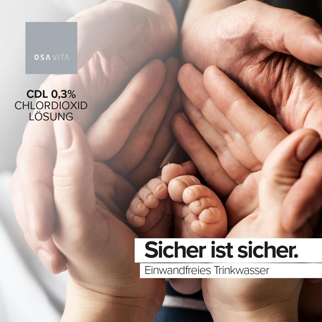 OSAVITA&reg; CDL 0.3% Chlorine Dioxide Solution Ready to Use - Efficacy Test According to EN1276 & EN13623 - Made in Germany (250 Ml) image number 6