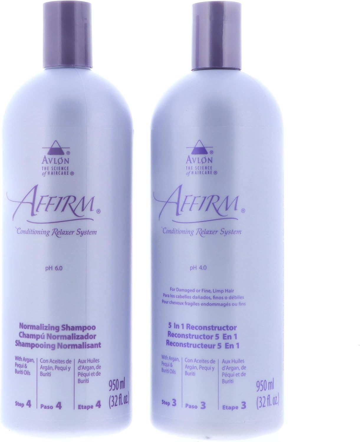Avlon Affirm 5 in 1 Reconstructor 950Ml + Normalising Shampoo 950Ml