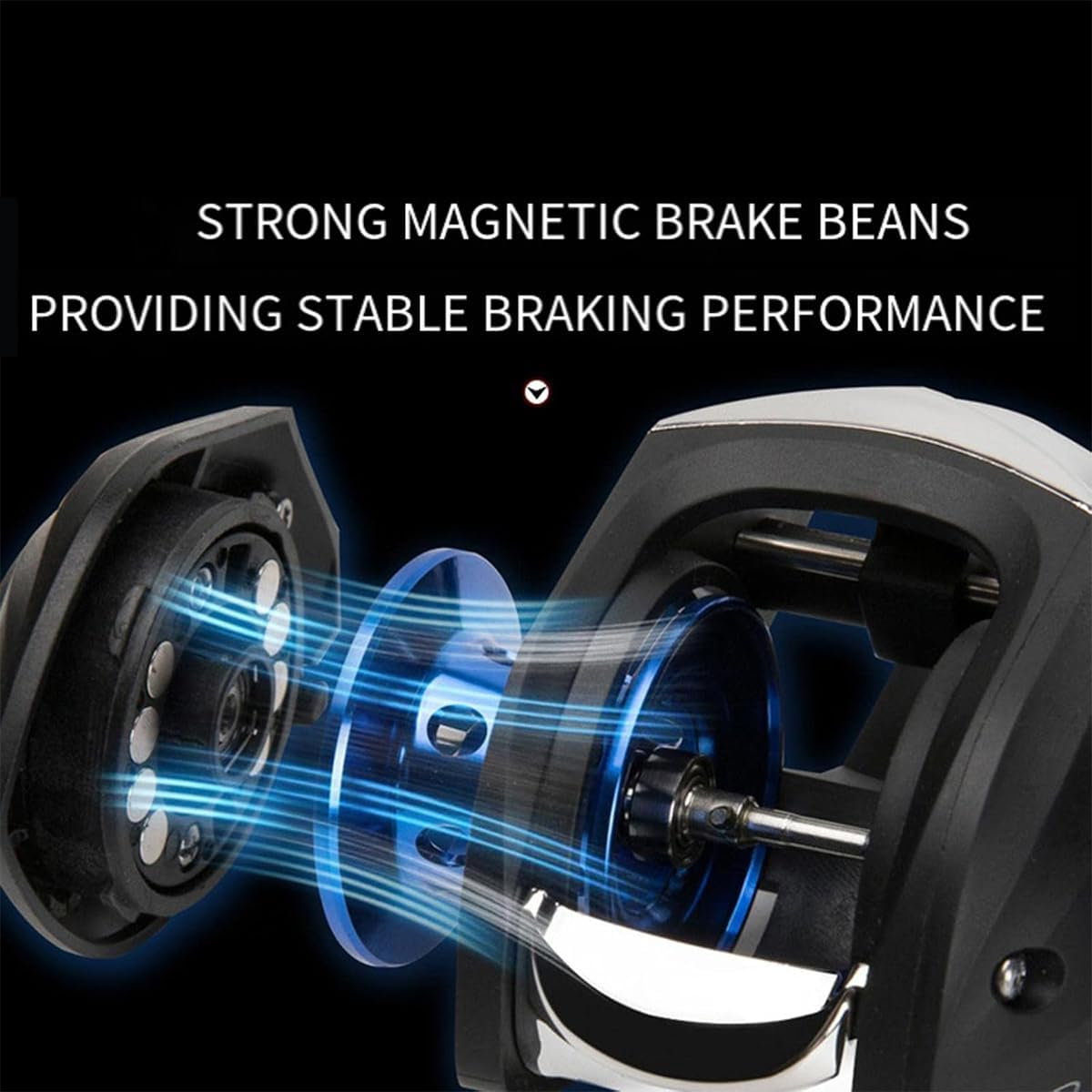 AIMALL Fishing Reel with Anti-Frying Line System, Teardrop Swivel Disc Spinning Reel for Freshwater and Saltwater, Left and Right-Hand Versions image number 3