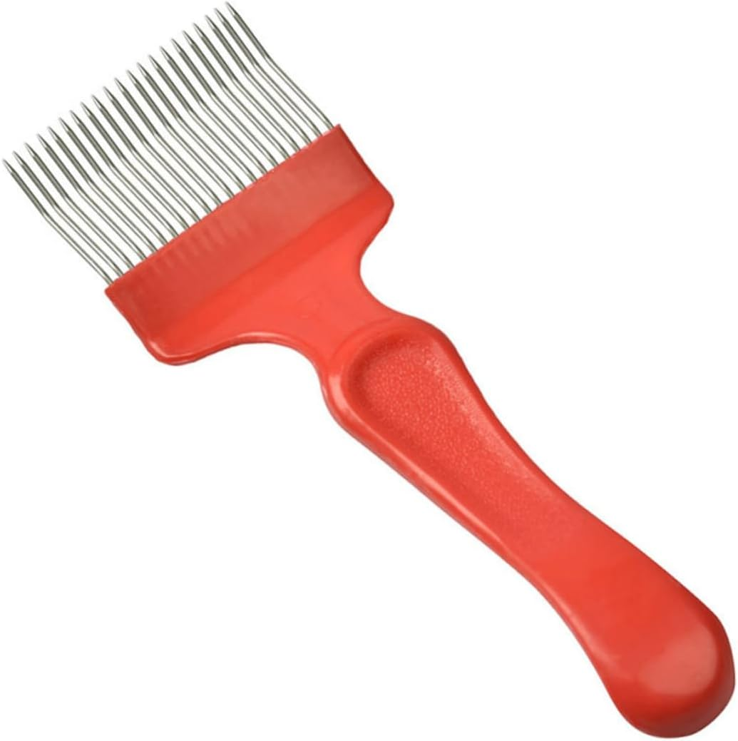 VANZACK Stainless Steel Uncapping Fork with Tines Essential Beekeeping Tool for Easy Honeycomb Maintenance for Inspecting Drone Brood and Uncapping Reach Areas image number 3