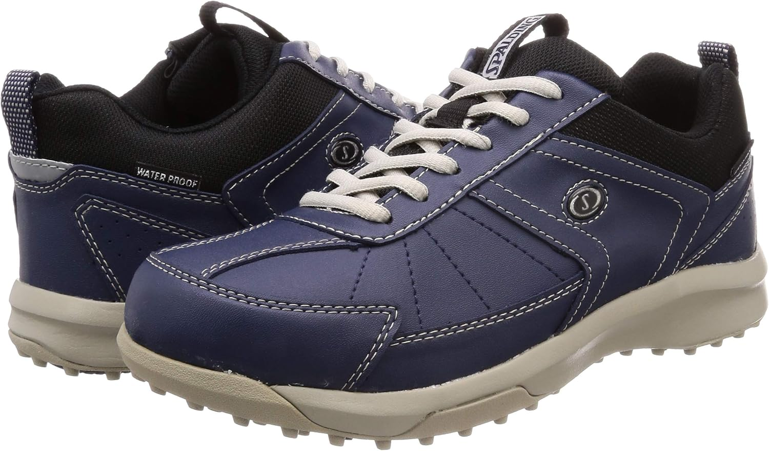 Spalding CIS 3550 Men'S Golf Shoes, Sneakers, Waterproof, Wide, Spikeless image number 3