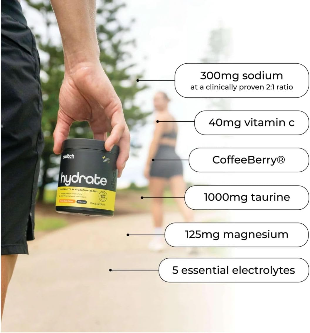 Switch Nutrition Hydrate 25 Serves Mango Passionfruit