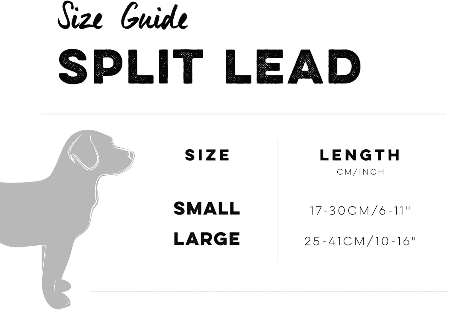 Huskimo Dog Lead Split, Black, Small &ndash; Adjustable Double Lead with Swivel Ring, 17-30Cm image number 1