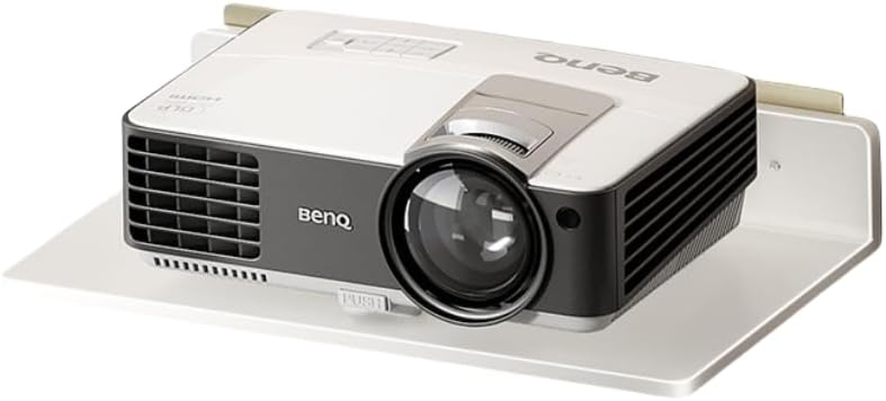 Wi Fi Router TV Projector Wall Mount Shelf Organizer Storage Holder Rack Stand,Projector Shelf,Floating Entertainment Center Shelves,Wall Mount Floating Medium White image number 4