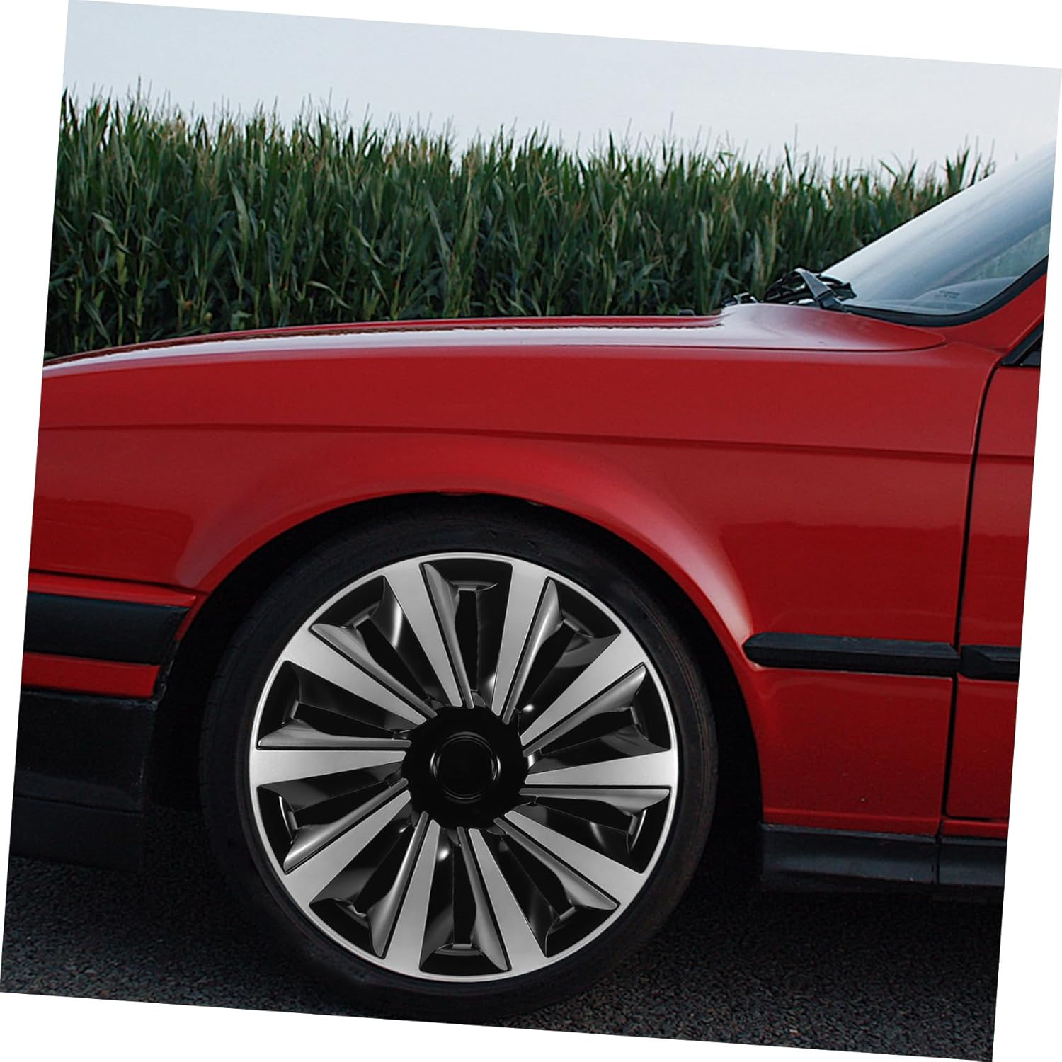 FELTECHELECTR Car Wheel Rim Hub Caps Center Hub Covers for Wheel Trim Easy Fit Durability image number 1