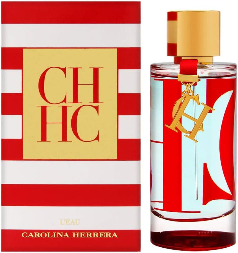 Carolina Herrera CH L'Eau 2017 Eau De Toilette Spray for Women, 100 Millilitre (Pack of 3)