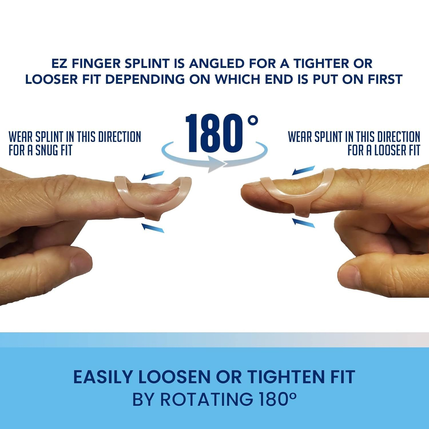 5 Pieces Finger Splint Mallet Finger Support Finger Splint Brace Plastic Finger Support Protector for Adjustable Finger Immobilizer for Basketball image number 5