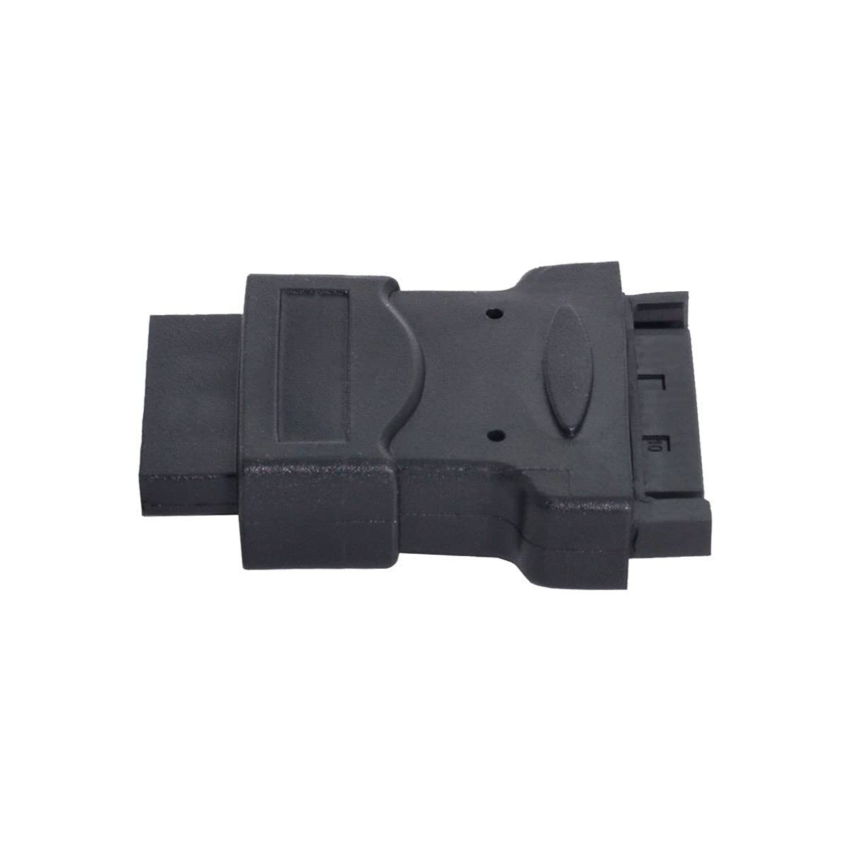 Cablecc 15Pin SATA Male Power Cable to Molex 4-Pin IDE Hard Disk Drive Power Adapter