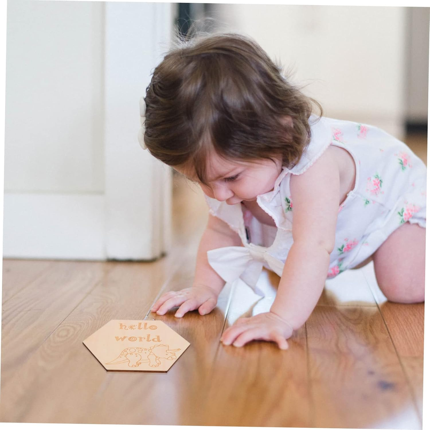 14Pcs Monthly Photoshoot Milestone Card Supplies Newborn Milestone Blocks image number 2