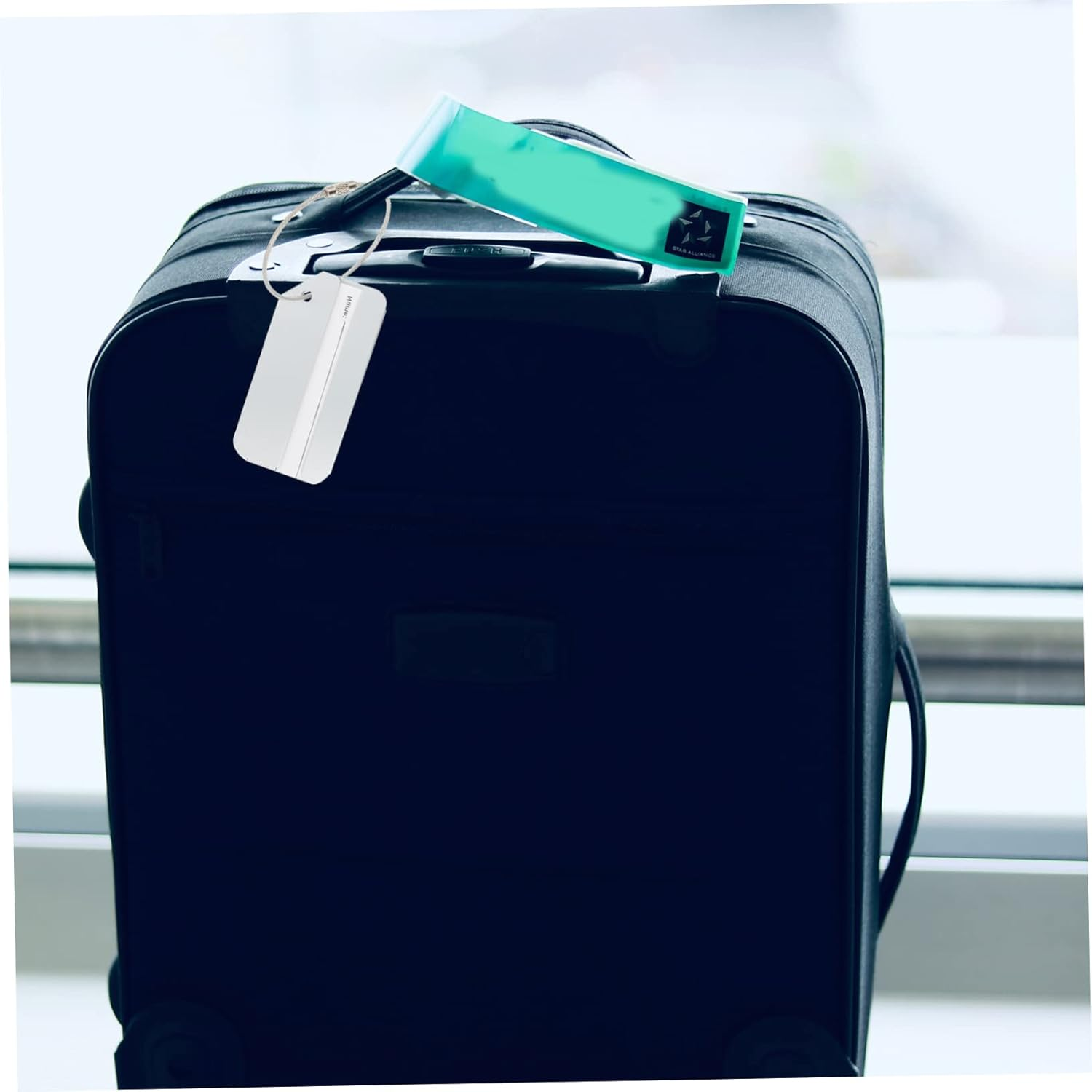 GAXIRE 6Pcs Aluminum Alloy Luggage Tags Durable Luggage Id Labels with Smooth Edges for Safe Travel for Suitcases Backpacks and More for Identifying Checked Baggage image number 5