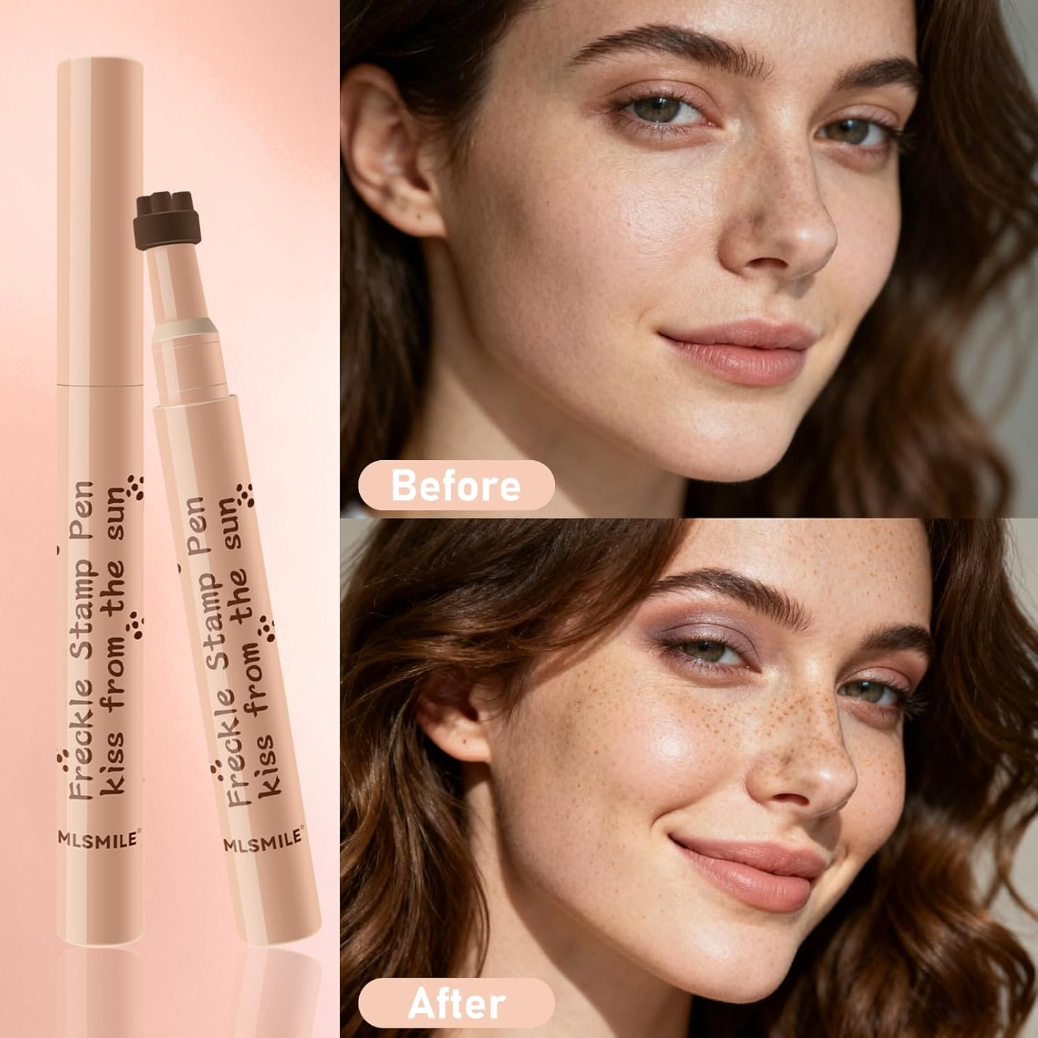Freckle Pen, Natural Looking Freckles, Waterproof Makeup Pen for Freckles, Long-Lasting, Easy to Use (01 Light Brown) image number 4