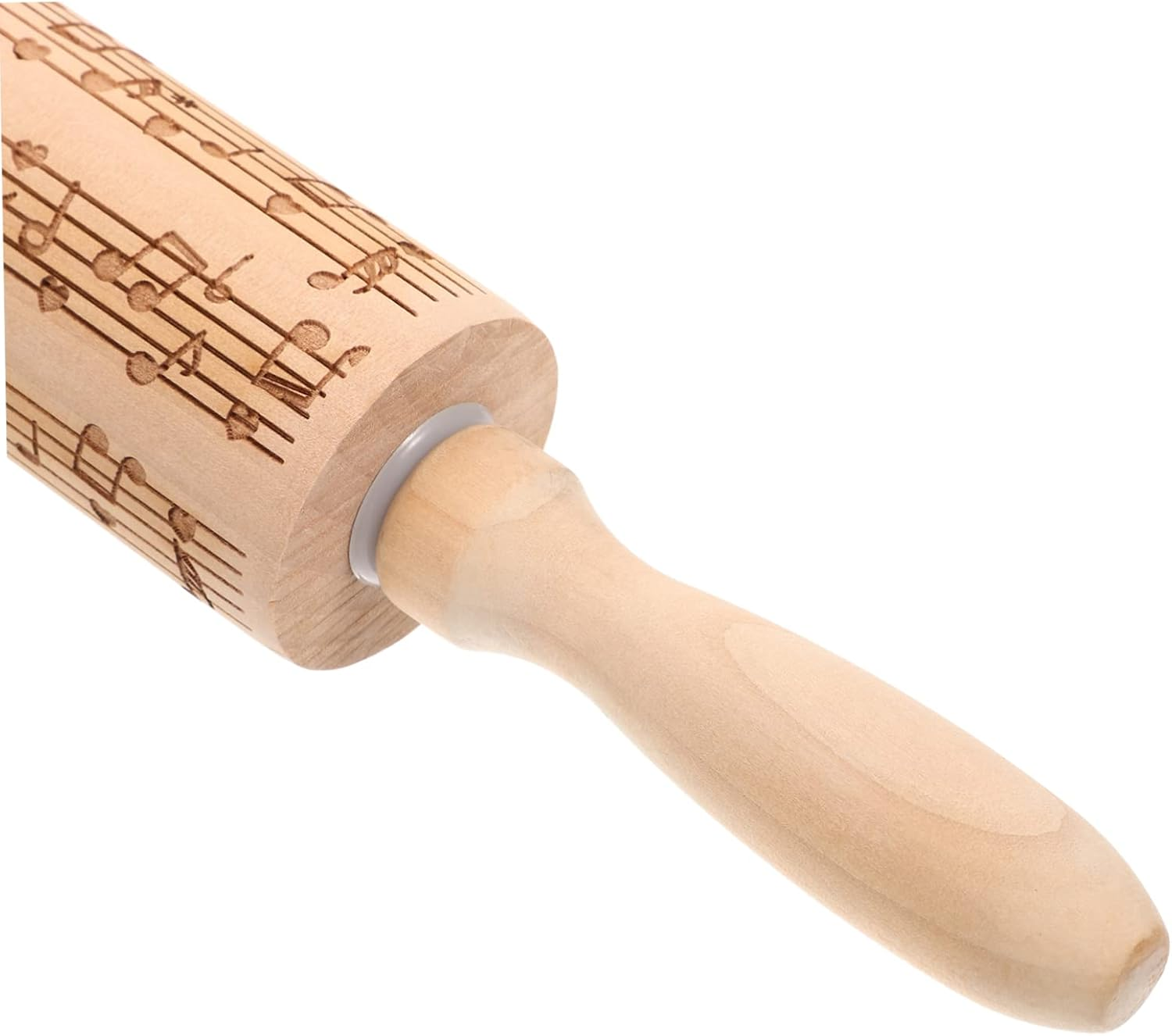 5Pcs Non-Stick Wooden Dough Roller Multi-Use Rolling Pin for Baking Dough Pressing Tool for Pasta Making and Kitchen Use image number 2
