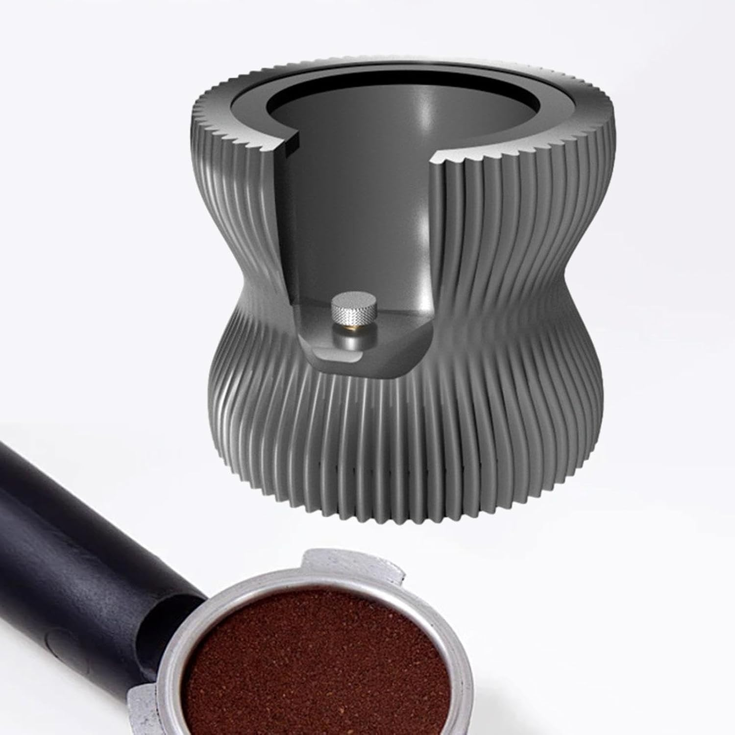 Perfk Coffee Tamper Holder Tamper Station Sturdy Tools Espresso Tamper Station for 51/53/58Mm for Tearoom Home Cafe Counters Shop, Black - Violet image number 2