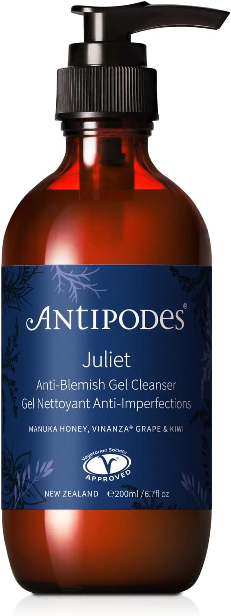 Antipodes Juliet Skin-Brightening Gel Cleanser, 100% Natural, Cruelty-Free & Vegetarian, 200 Ml image number 3
