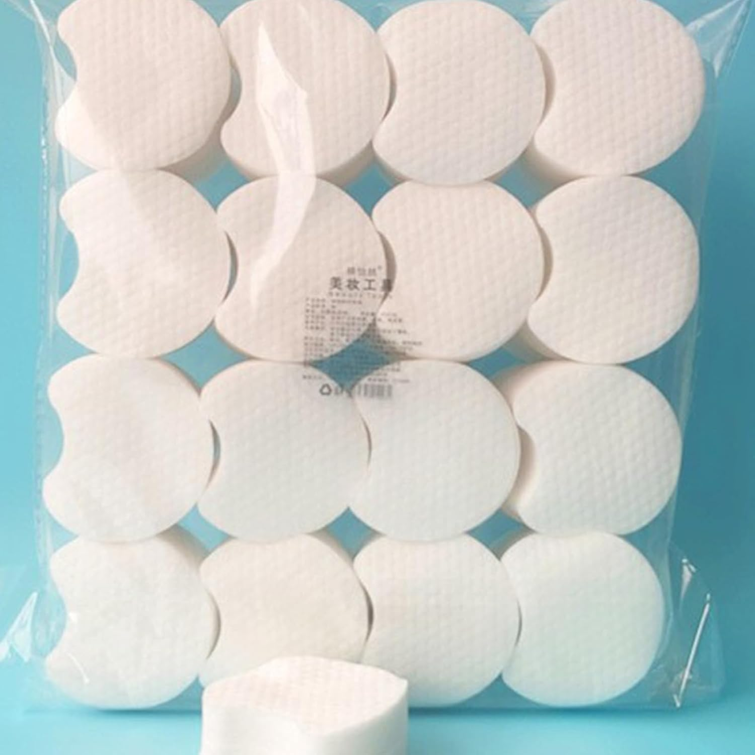 Cotton Pads for Face,Cotton Facial Pads Makeup Remover - Soft Absorbent Reusable Natural Facial Rounds Tool for Home Travel Gentle on Skin - 300 Pieces image number 5