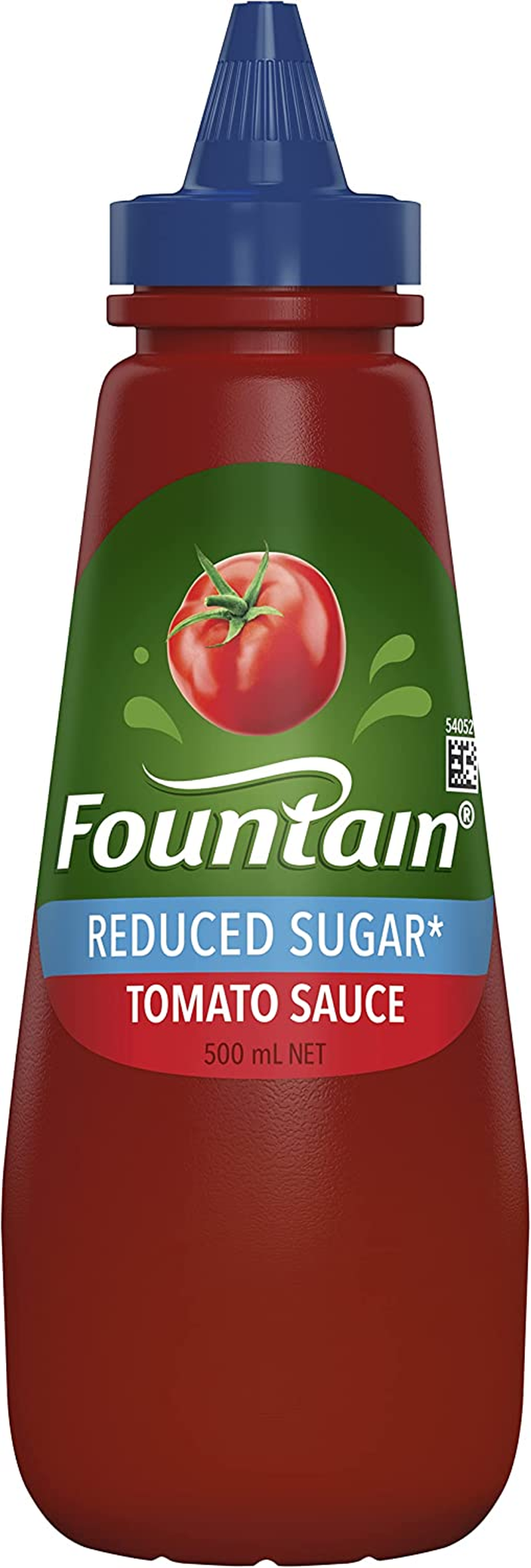 Fountain Tomato Sauce Reduced Sugar Dipping and Spreading Condiment Fountain Sauces Reduced Sugar 500Ml