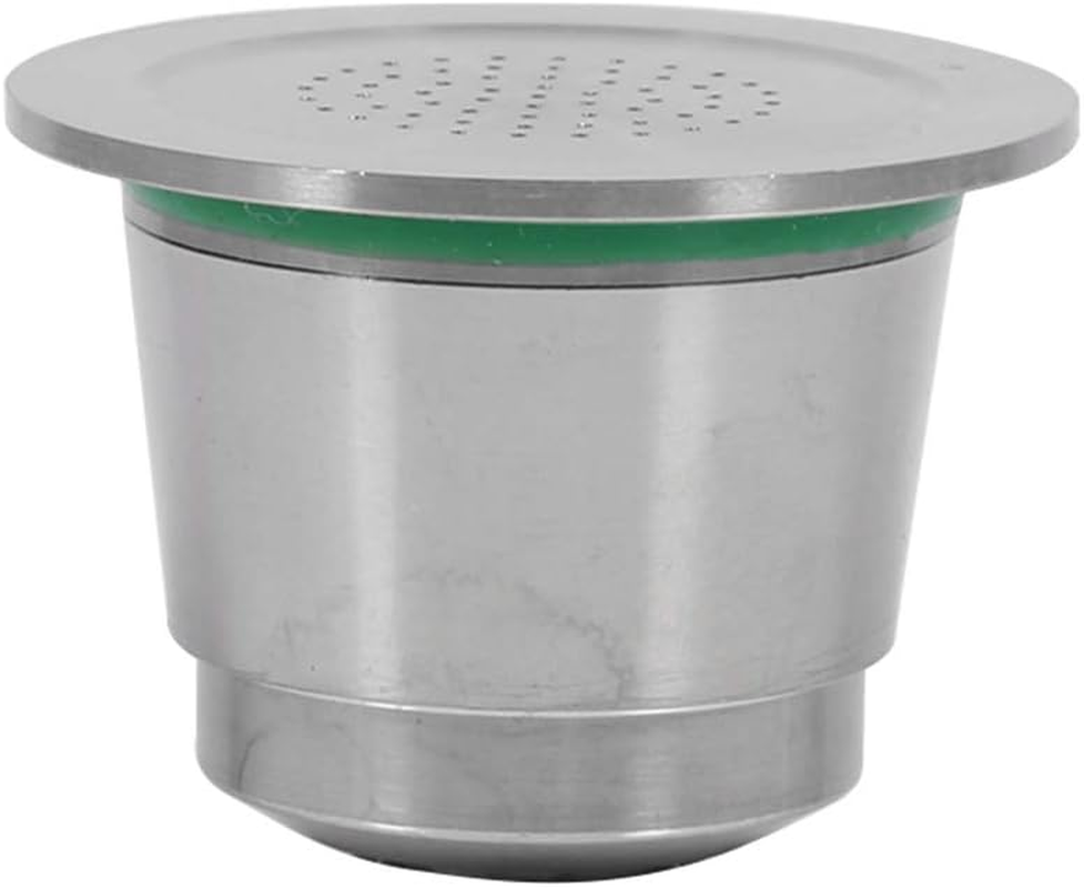 Lazmin112 Reusable Coffee Capsule with Spoon Refillable Coffee Pods for Espresso Compatible with Nespresso Machines image number 1