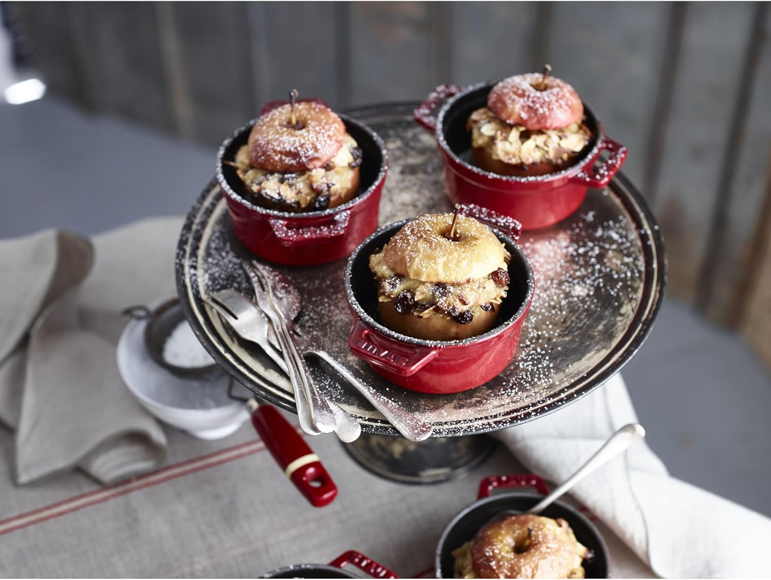 Staub Mini Cocotte, Induction Suitable, Cast Iron, Cherry Red, 10 Cm, 13 X 10 X 7 Cm, 1 Unit image number 2