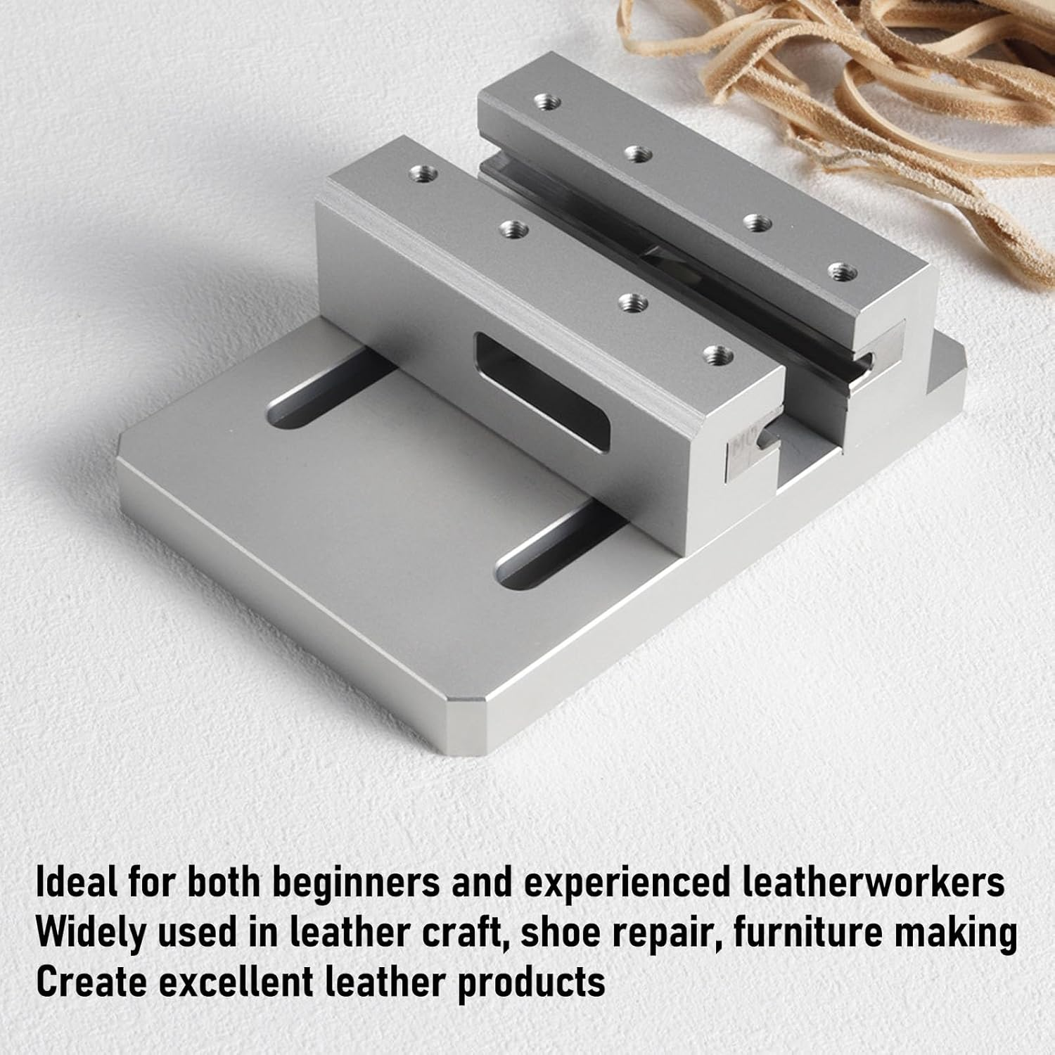 Leather Trimmer, 10-22Mm Width Adjustable Aluminium Alloy Steel Cutting Tool for Leathercraft, Shoe Repair, Furniture Making