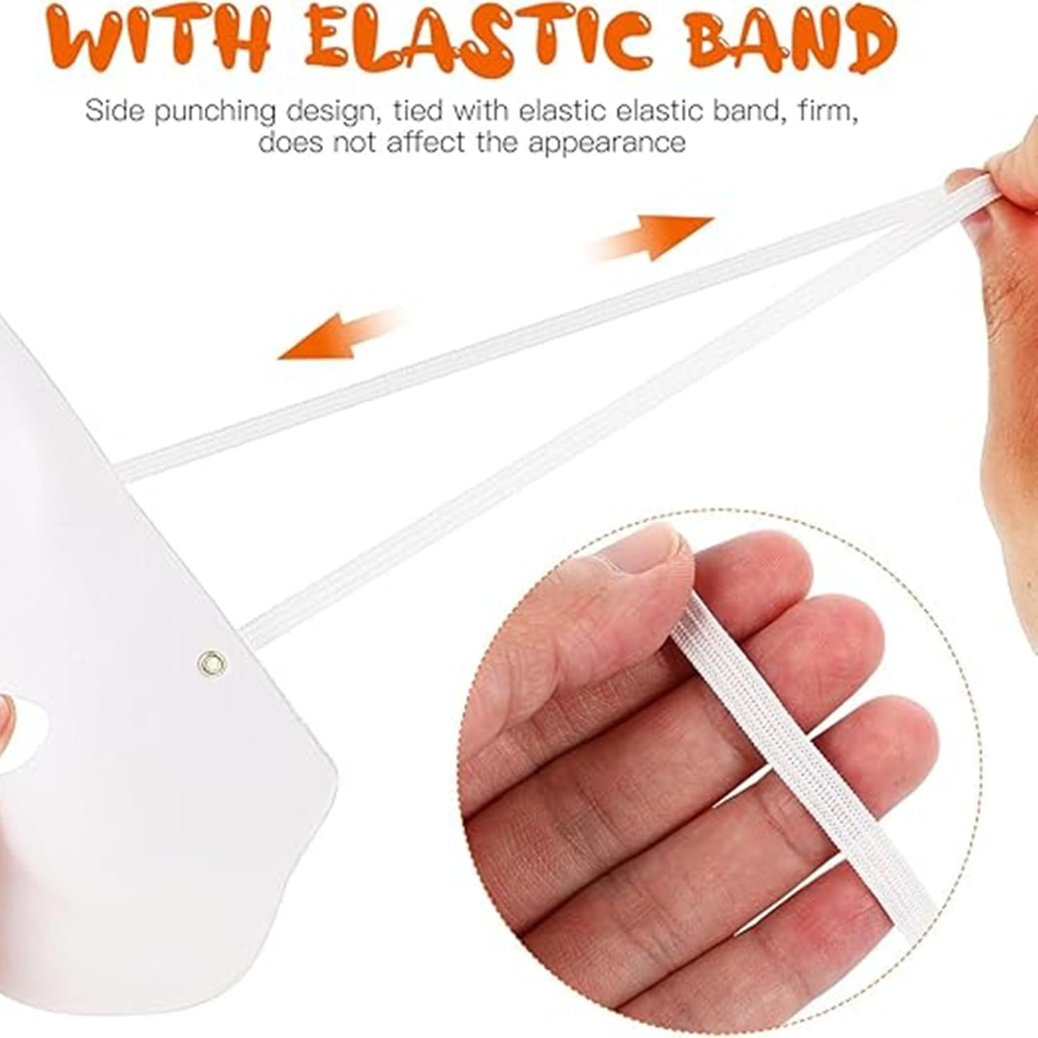 Lyfengdeam Cat Mask Therian White Paper Blank Hand Painted Animal Cosplay Mask, Customizable White Cat Mask, DIY Blank Face Mask for Masquerade, Halloween Party, Animal Cosplay - White-6 Pack image number 4