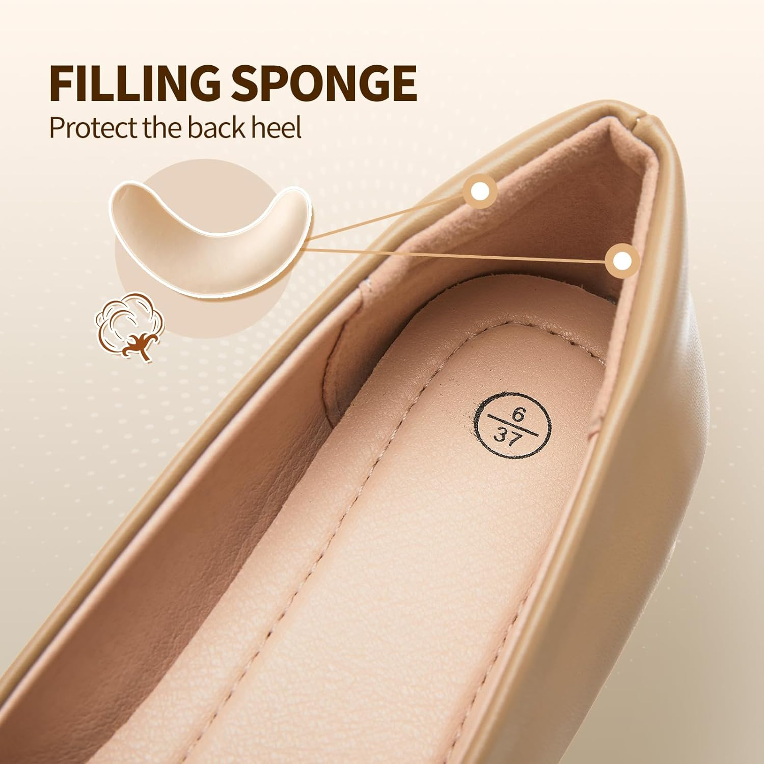 FINIWOR Ballet Flat Shoes for Womens,Pu Leather Dress Shoes,Women Pointed Toe Flat Shoes Casual, Comfortable Slip on Flats Shoes Women