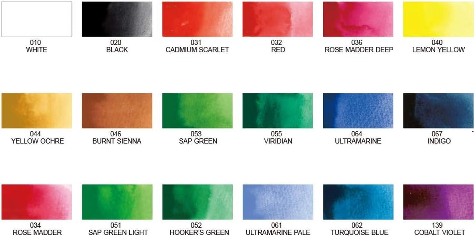 Kuretake Gansai Tambi 18 Colours Watercolor Paint Set image number 6