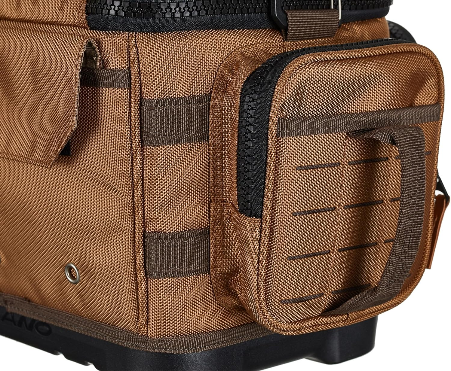 Plano Guide Series 3600 Tackle Bag, Medium, Beige 1680 Denier Fabric with Waterproof Base, Includes 5 Stowaway Utility Boxes, Premium Fishing Storage for Baits & Lures image number 4