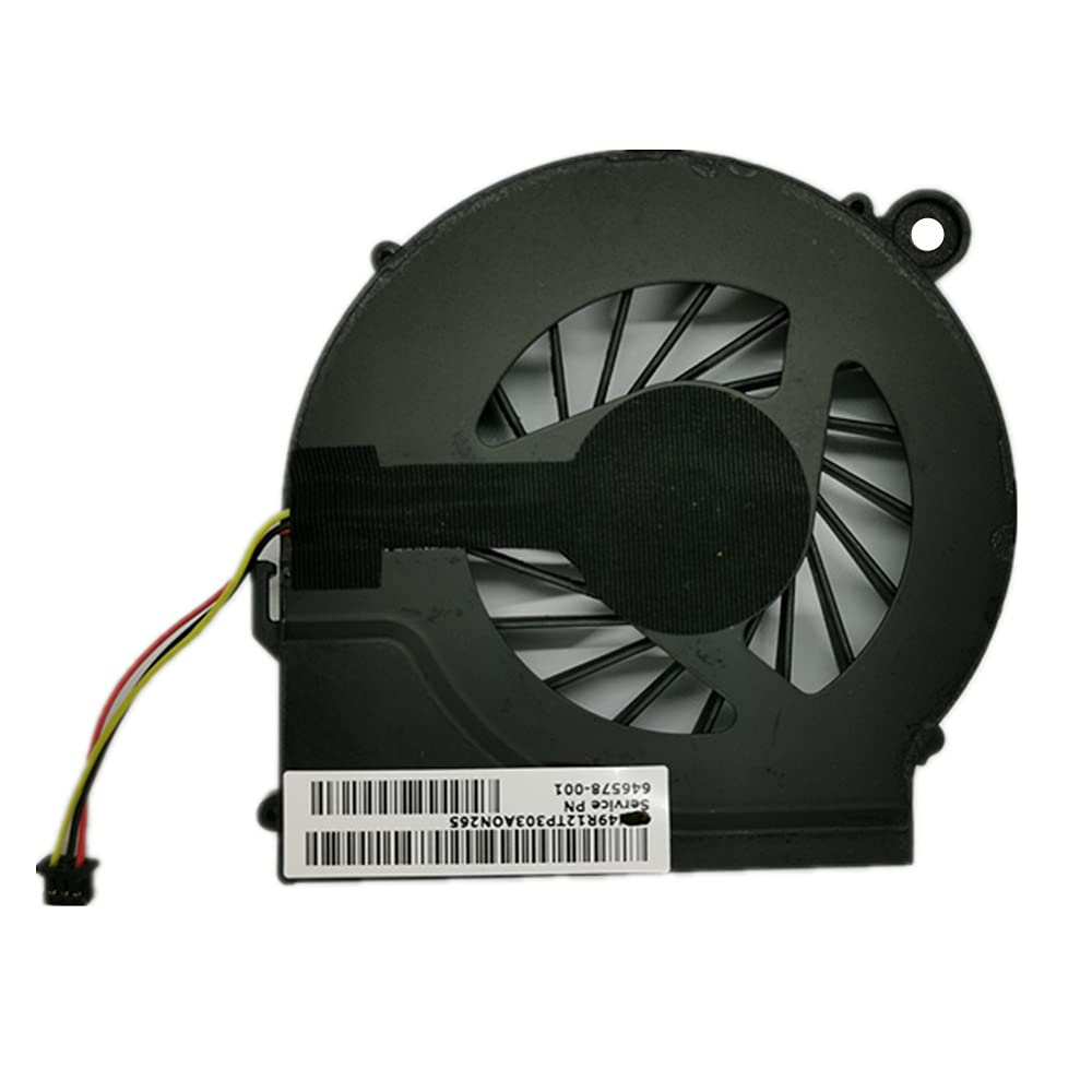 New Compatible CPU Cooling Fan for HP Pavilion G7-1000 G6-1000 G4-1000 Compaq CQ42 CQ62 CQ56 Cq56Z G62 G42 Presario Cq62Z G62T G62M Series 646578-001 KSB06105HA Series(3 Pin 3 Connector) image number 2