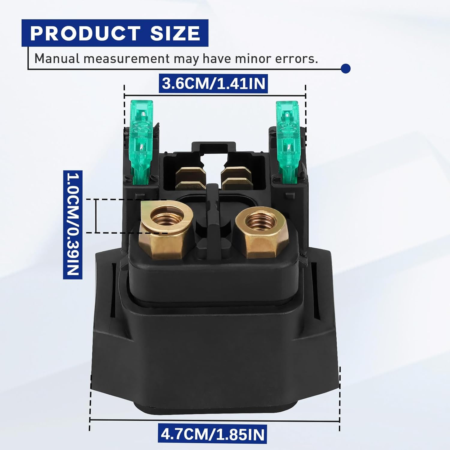 Starter Solenoid Relay for Yamaha YFM350 250 400 450 660 700 Raptor Grizzly Bruin Kodiak Big Bear Wolverine YXR450 YXR660 Rhino YFM250 Bear Tracker image number 1