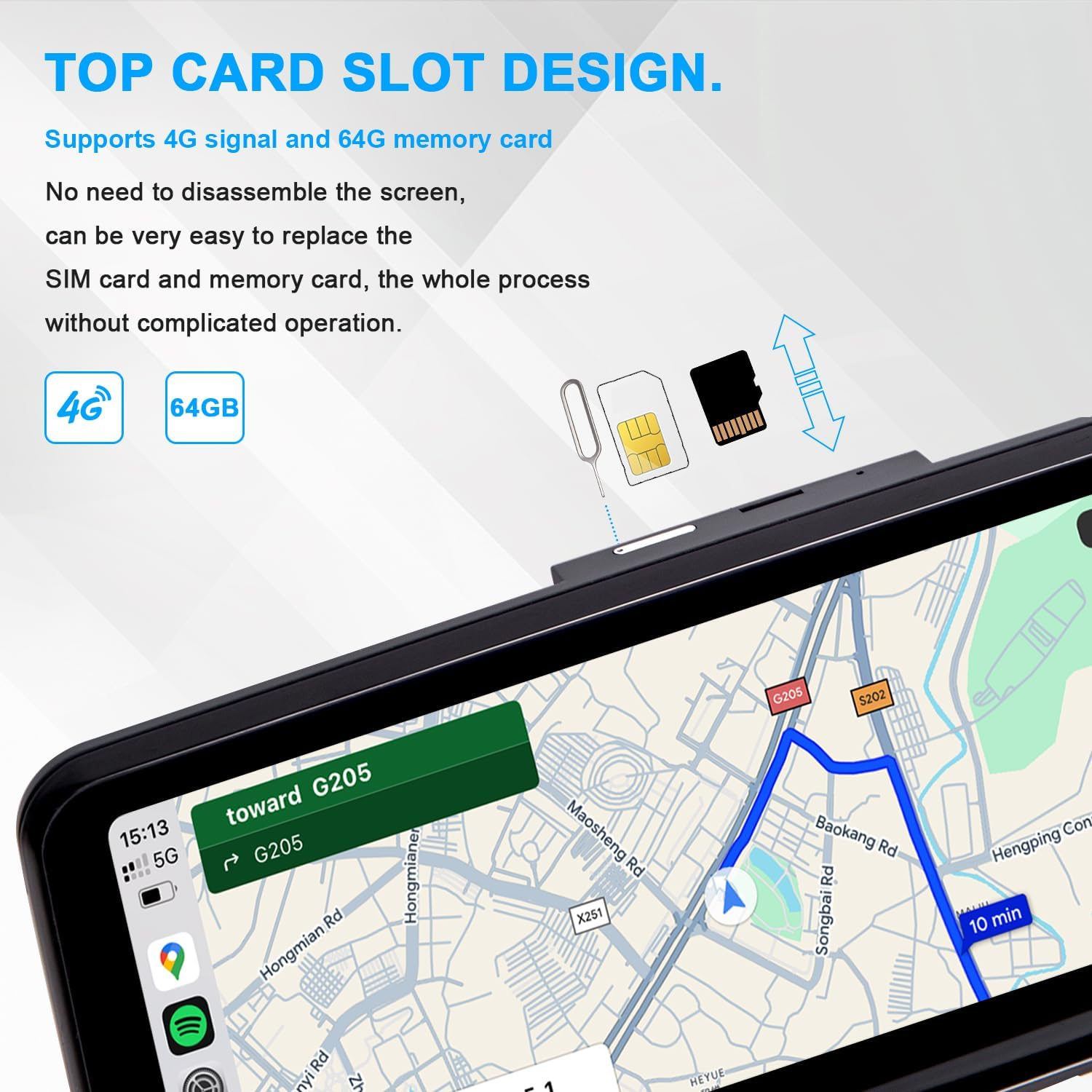 PEMP F30 Android Screen 1920X720 HD, Qualcomm 8Core 4+64GB Carplay Android Auto Use the OEM Bluetooth Get the Sound, for BMW F30 F31 F34 F35 F32 F33 F20 F21 F22 (2012-2017) NBT CIC. image number 3