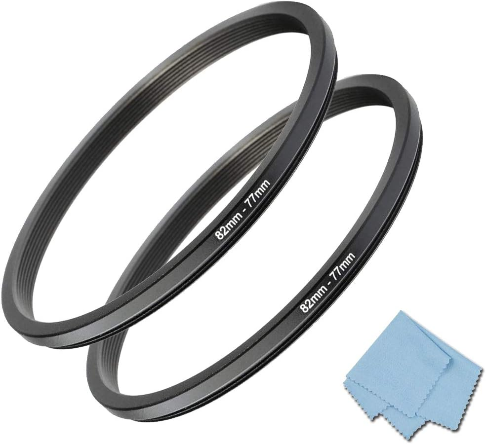 WH1916 82Mm-77Mm Step down Ring [82Mm Lens to 77Mm Filter] 2 Pack, Camera Lens Filter Adapter Ring Lens Converter Accessories image number 3