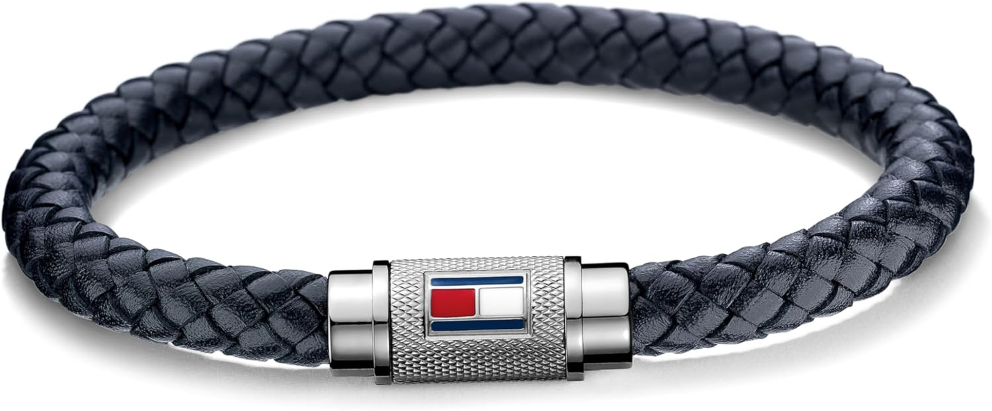 Tommy Hilfiger Jewelry 2701000 Men'S Leather Bracelet Navy Blue image number 2