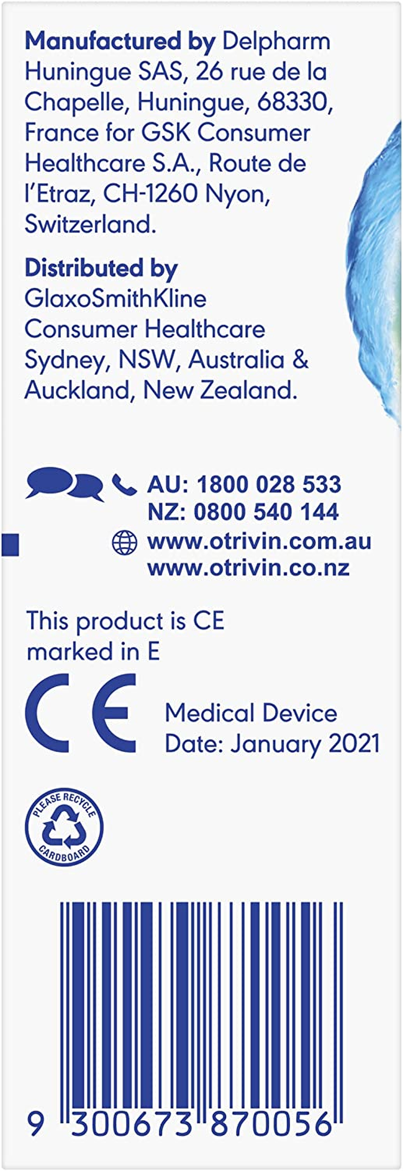 Otrivin Baby & Kids Nasal Spray for Relief of Nasal Congestion and Blocked Nose, 15Ml