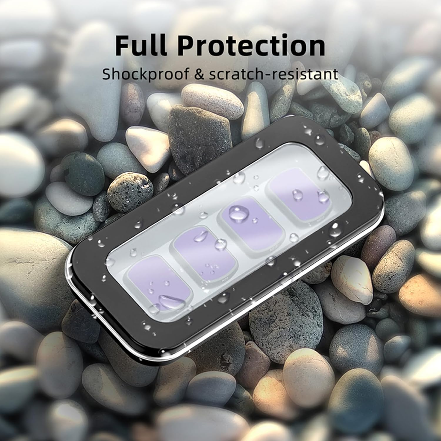 IJYHZKE Magnetic Filter Storage Case for DJI Osmo Pocket 3, Waterproof, Dustproof, Shockproof Storage Bag for Wide Angle/Macro Lens Accessory, Compact & Lightweight, Black,Waterproof, Medium(10.8X image number 5