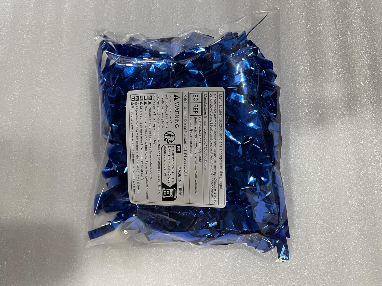 Pack of 2 Cheerleader Pompoms, Naisfei Cheerleader Pompoms, Sports Pompoms, Cheers Ball Pompoms, Metal Foil Pom Poms Dance Pom for Dance Party, Sports, Competition, Team Ghost (Blue)