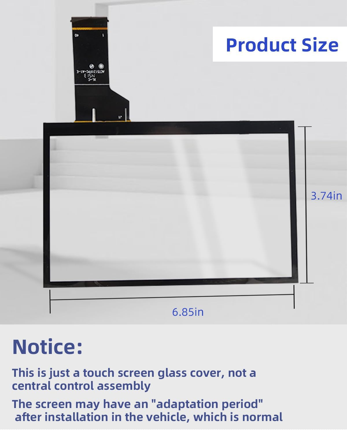 6.5" Touch Screen Digitizer Multimedia Navigation Fit for VW Magotan B7 Scirocco Golf 6R Polo Tiguan CC GLI GTI Jetta Passat, Fit for Skoda Octavia Yeti, Replaced MIB200 5C0035684 5C0035680 MIB STD2 image number 1