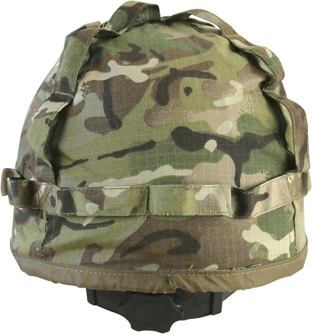 Kombat UK Kids M1 Helmet with Btp Cover - British Terrain Pattern, One Size