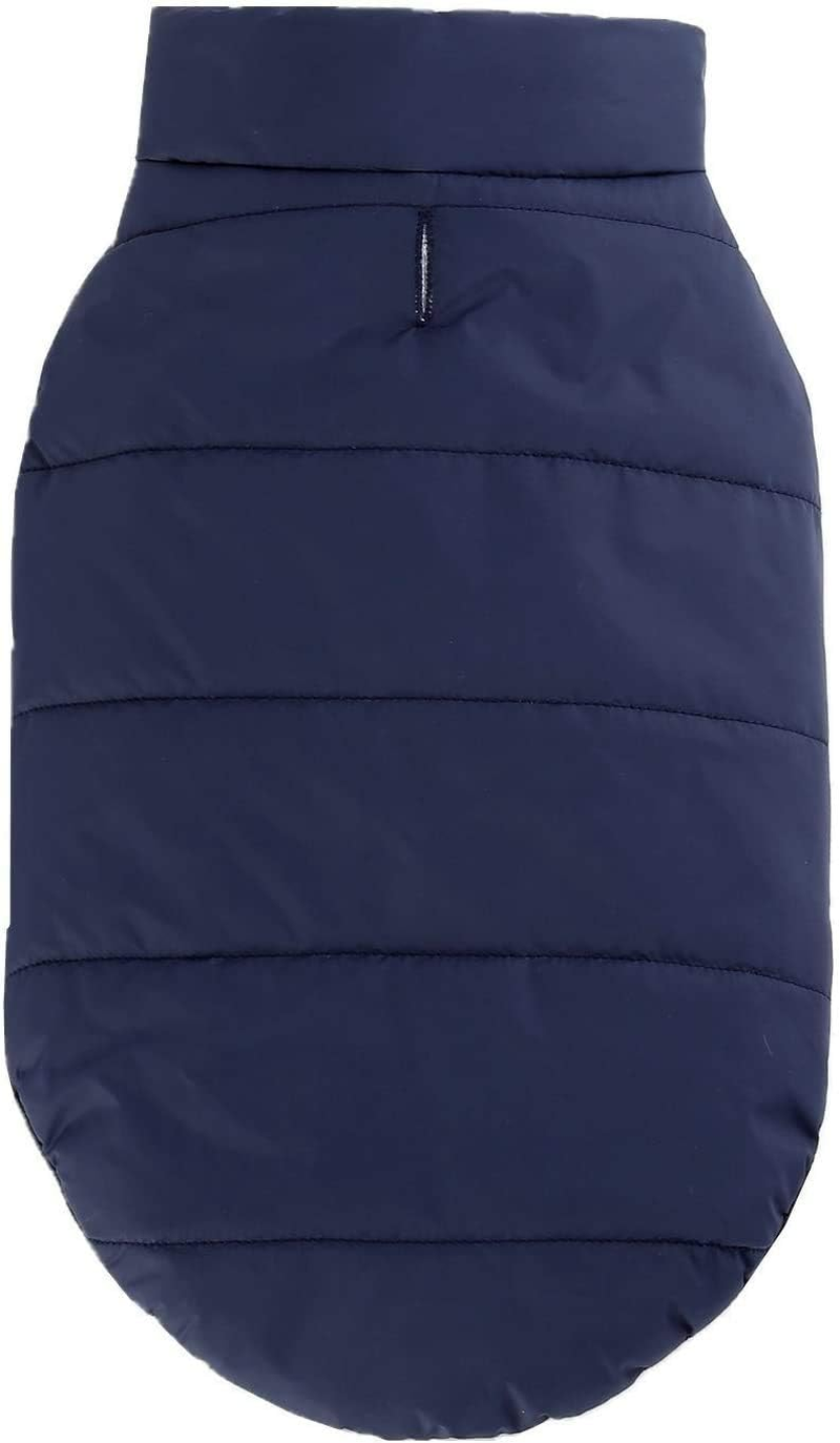 Double Layer Fleece Warm Dog Jacket Coat Vest for Puppy Winter Cold Weather Soft Windproof Apparel for Small Medium Large Dogs (L) image number 5