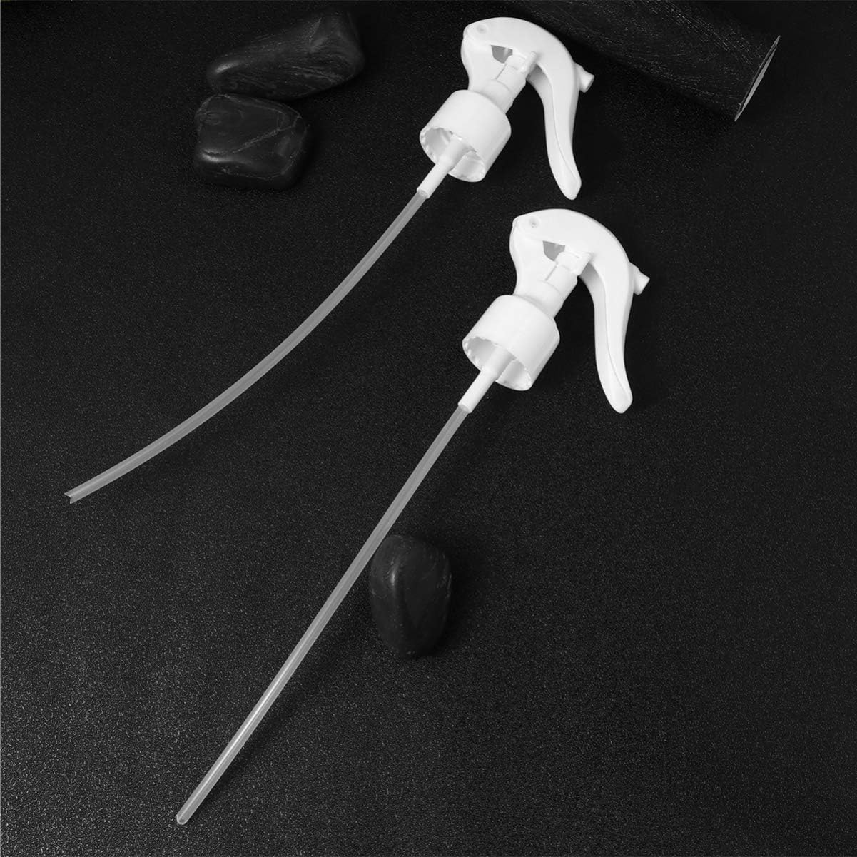 DOITOOL 12Pcs Spray Bottle Trigger Replacement Industrial Trigger Sprayers Nozzles Chemical Resistant Spray Head Replacement Part for Gardening Cleaning Watering Supplies(White) image number 6