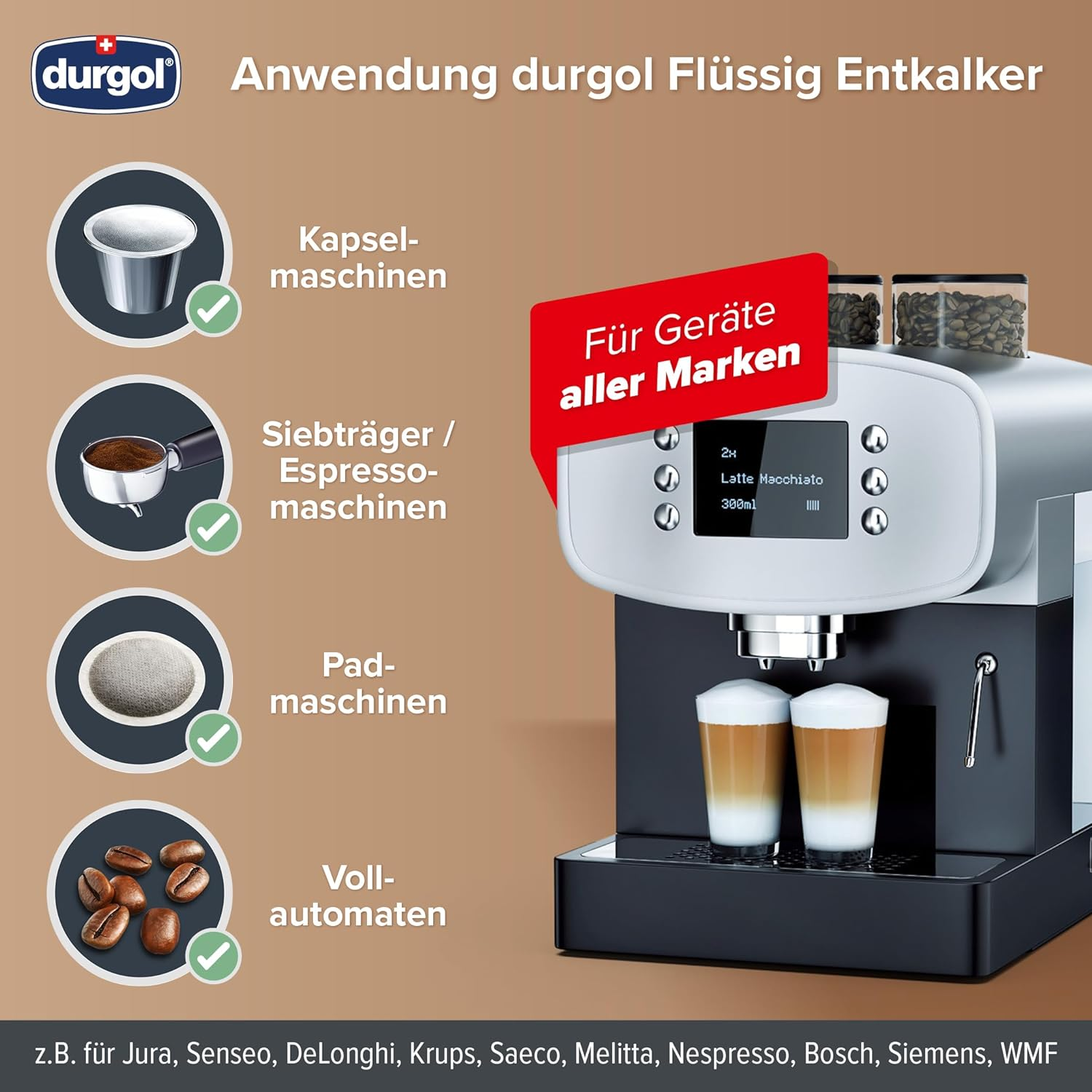 Durgol (1 Pack) - Swiss Espresso Special Descaler for All Coffee Machines image number 4