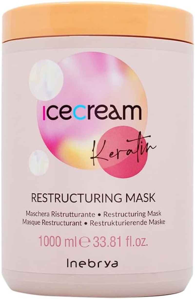 Inebrya Ice Cream Keratin Restructuring Mask 1000Ml
