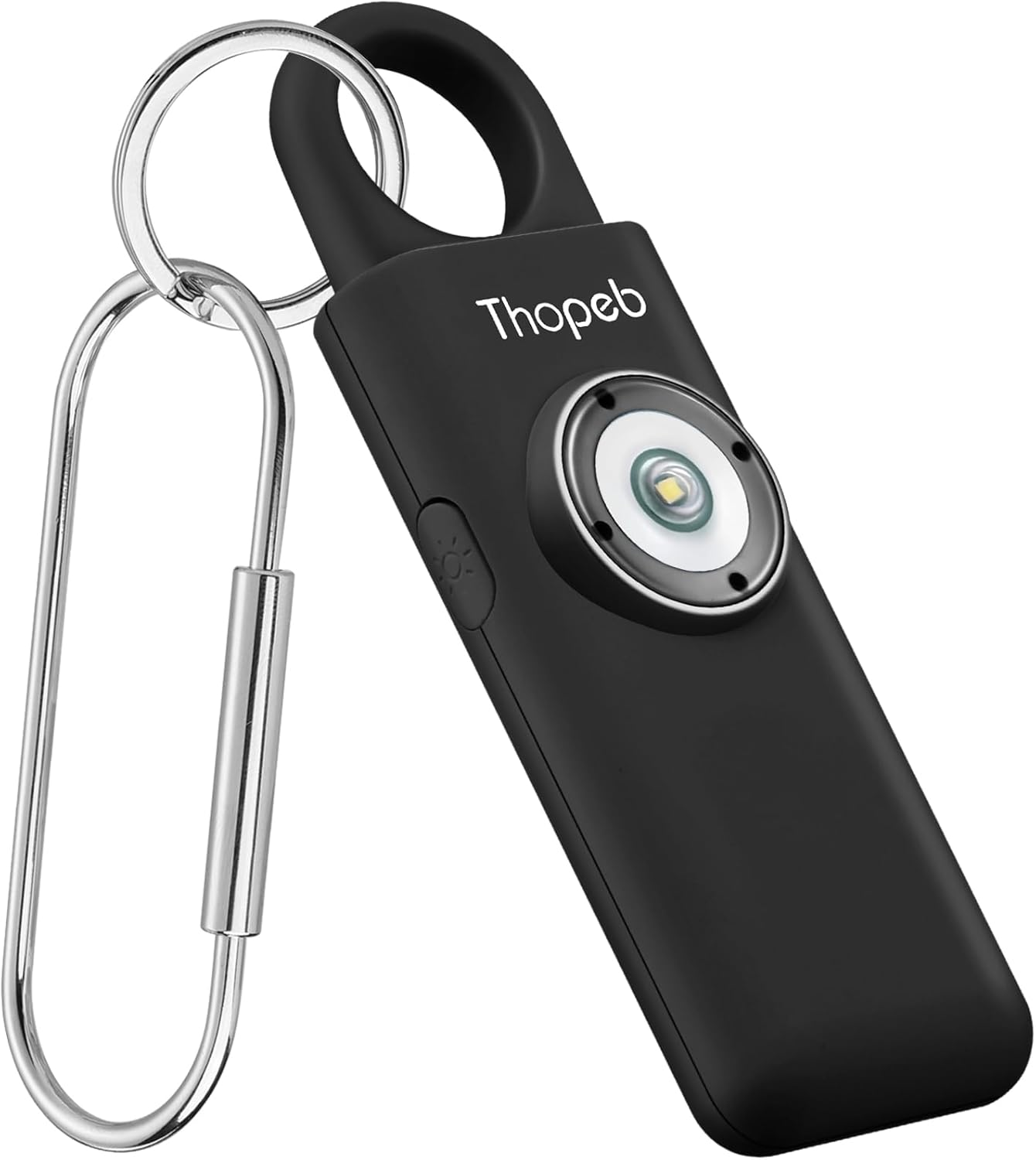 Thopeb&ndash; Personal Safety Alarm for Women&ndash;135Db Siren, Strobe Light and Rechargeable - Safety Alarm Keychain for Women (Charcoal) image number 3