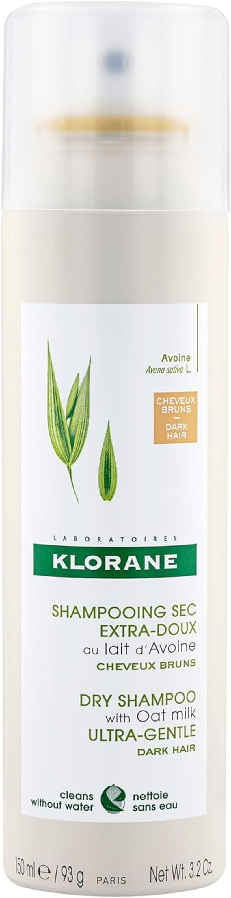 Klorane Oat Milk Tinted Dry Shampoo 150Ml - All Hair Types