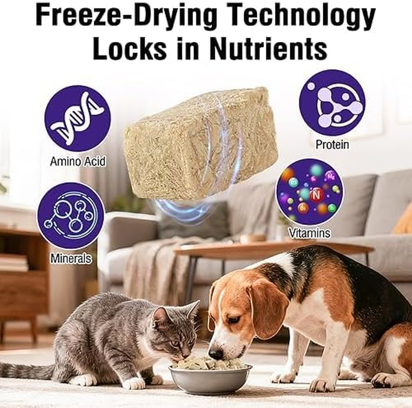 Freeze Dried Cat Dog Treats Chicken Liver 100G Dry Cubes Helathy Puppy Pet Training Reward Snack image number 4