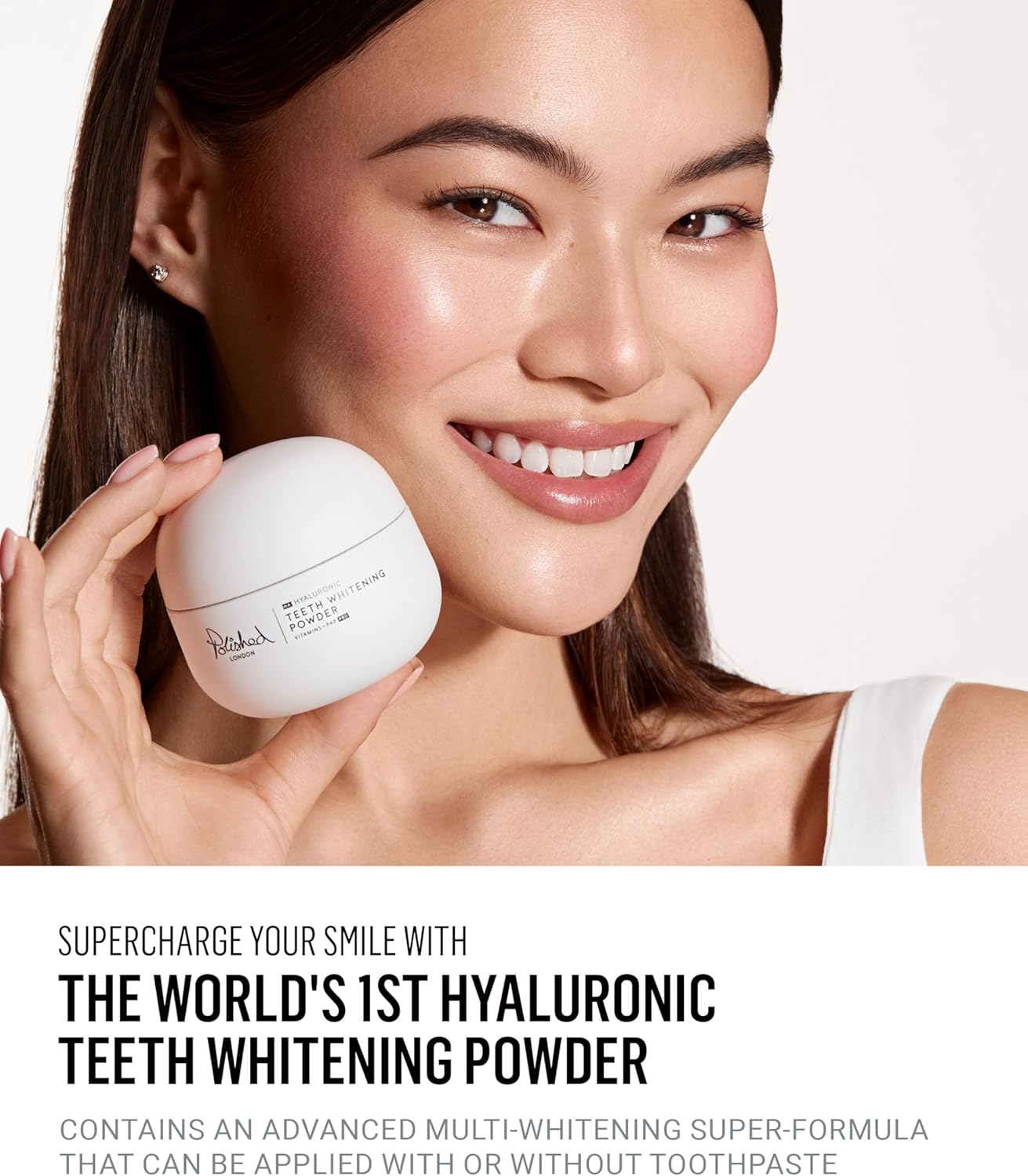 Hyaluronic Teeth Whitening Powder - Dentist-Formulated Teeth Whitener, Enamel-Safe Oral Beauty Innovation - Teeth Whitening & Teeth Stain Remover - Fresh Mint Flavour - 6-Month Supply image number 4