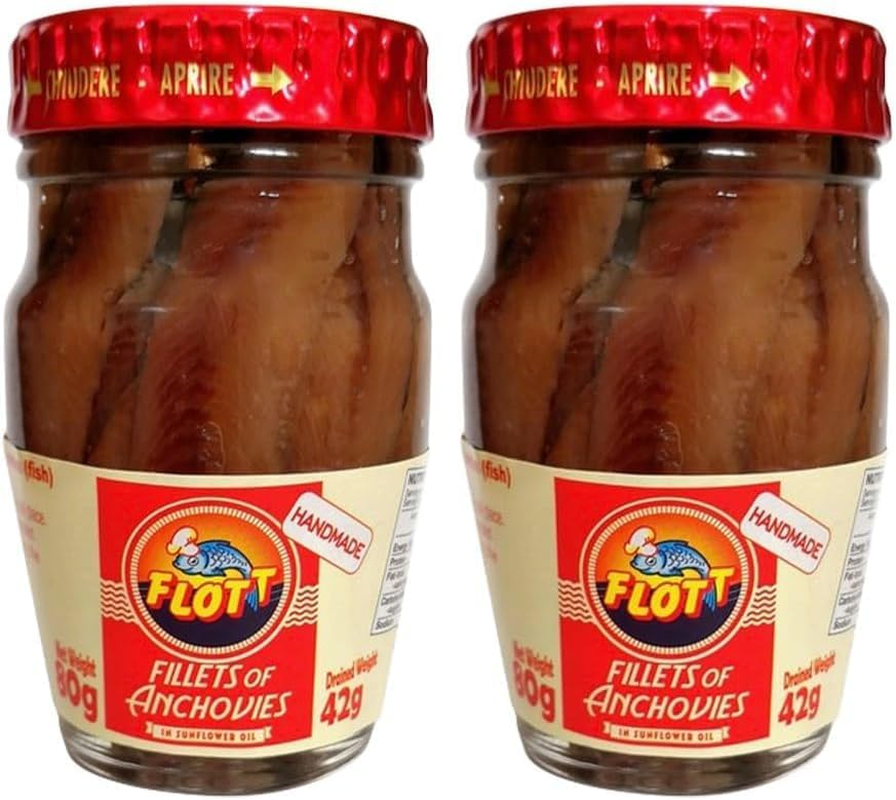 Flott Anchovies Jar 80 G image number 1