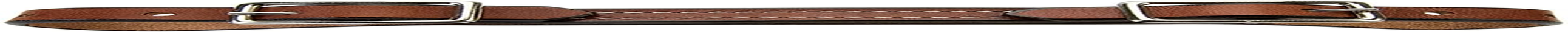 Weaver Leather Flat Bridle Leather Curb Strap, Rich Brown